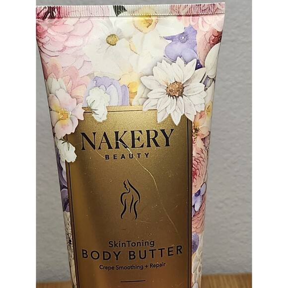 Nakery Skin Smoothing Toning Body Butter Crepe-10 oz-SUMMER PETALS-NEW SEALED - Picture 3 of 6